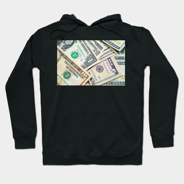 United States Dollar Hoodie by Russell102